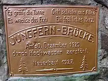 InformationstafelJungfern-Brücke