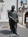 Statue des Giulio Clovio in Zagreb