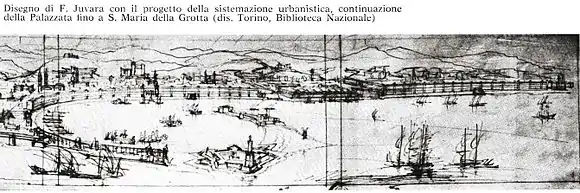 Messina, gezeichnet von Juvarra