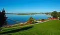 Blick von Jyllinge aus auf den Roskilde Fjord (Oktober 2010)