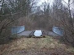 Bahnbrücke beim ehem. Bahnhof Kändler (2016)