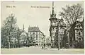 Sachsenring – Pantaleonswall mit der im Zweiten Weltkrieg zerstörten altlutherischen St. Johannis-Kirche (1906)