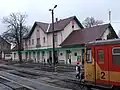 Bahnhof mit Nahverkehrszug