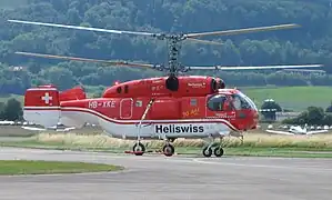 Kamow Ka-32 der Heliswiss in Bern im Juni 2004