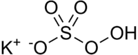 Strukturformel von Kaliumperoxomonosulfat