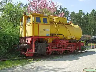 Krauss-Maffei Gilli–Hochdruck–dampfspeicherlokomotive in Gendorf/Kastl