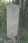 Gedenkstein der Stadt Königslutter auf dem Friedhof Scheppau