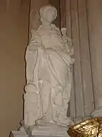 Barbara-Statue, einst Pery-Altar, jetzt Hochaltar