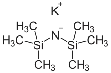 Strukturformel von Kalimhexamethyldisilazid