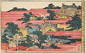 Kunitora: Kameido (ca. 1800)