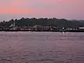 Kampong Ayer bei Sonnenaufgang