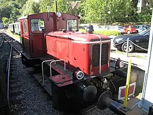 erhaltene Lokomotive