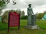 Denkmal für Hanna Sheehy-Skeffington in ihrem Geburtsort Kanturk, Co. Cork