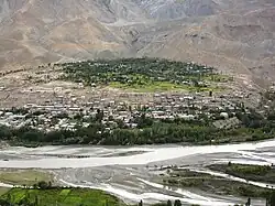 Blick über den Suru-Fluss auf Kargil