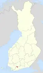 Lage von Karkkila in Finnland