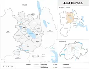 Karte von Amt Sursee