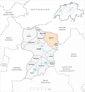 Karte von Arisdorf