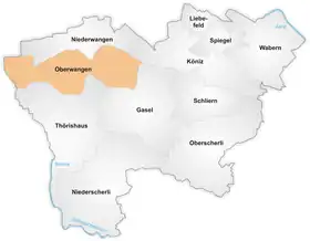 Karte von Oberwangen