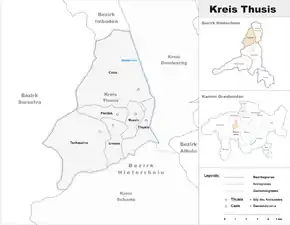 Karte von Thusis