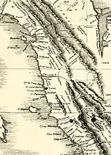 Marsdens Map of the Island of Sumatra in the East Indies, 1811 (Ausschnitt)