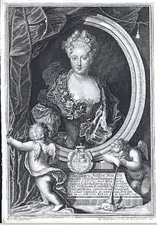 Freiin Katharina Elisabeth von Chwałkowsky (1700–1712), vermählte von Manteuffel, nach Pesne (1713)