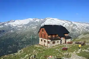 Kattowitzer Hütte mit Hochalmspitze