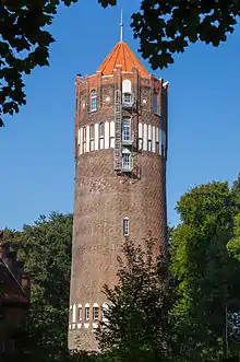 Der Marine-Wasserturm der Marineschule in Flensburg-Mürwik