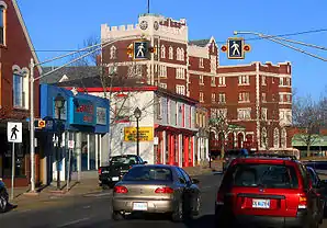 Das Kentville Hotel in der Innenstadt