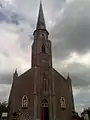 Die Kirche von Burst, Vorderansicht