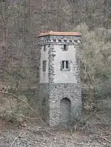 Schieberhaus des Kermeterstollens an der Urfttalsperre