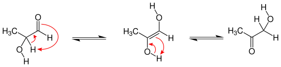 Ketol-Endiol-Tautomerie