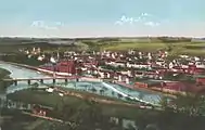 Ansicht vor der Zeit des Stausees in den 1920er Jahren