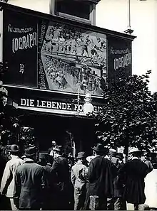 Kinematographen im Wiener Prater, etwa 1900