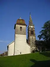 Renaissance-Kirche und neogotische Kirche von Seloncourt