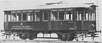 Triebwagen kkStB 21 001 der Lokalbahn NWP (1908)