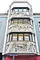 Hausfassade für den Architekten Zeytinoglu und die Caritas in der Adolf-Kolping-Gasse in Klagenfurt