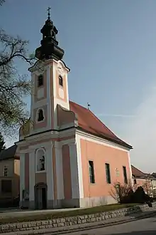 Pfarrkirche Klam, Südansicht