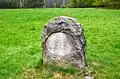 Grabstein auf dem Pferdefriedhof