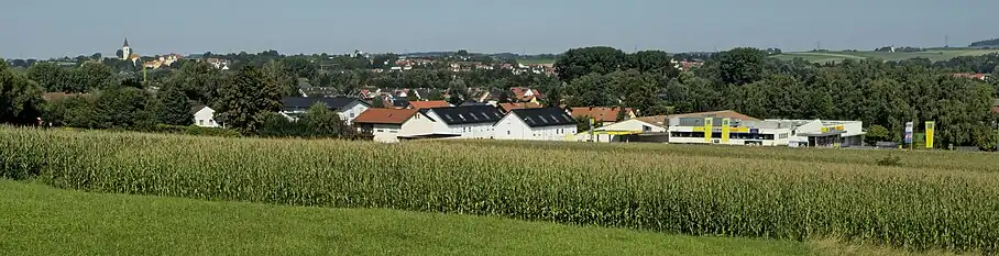 Die Siedlung von Südosten aus gesehen