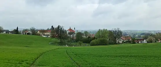 Der Ort von Südwesten aus gesehen