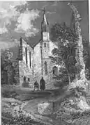 Kloster­ruine Rosenthal(1840)