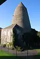 Luftschutzturm in Knapsack am Kraftwerk Goldenberg