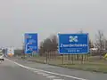 A67 beim Knooppunt Zaarderheiken