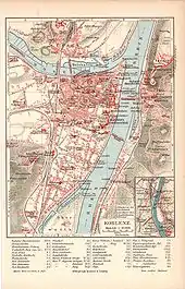 Stadtplan von 1905