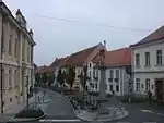 Der Platz Stari trg (deutsch etwa: Alter Platz) im Stadtzentrum