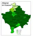 Verteilung der Albaner 2005