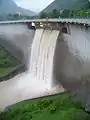 Die Überfallfelder beim Hochwasser 2013