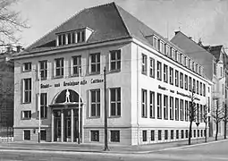 Kreissparkasse Cottbus, Bahnhofstraße 22 (1950)