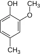 Strukturformel von Kreosol