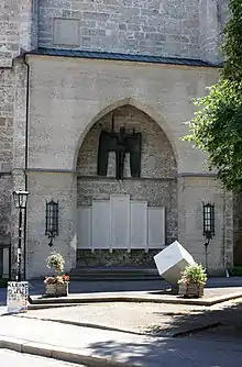 Kriegerdenkmal an der Steyrer Stadtpfarrkirche